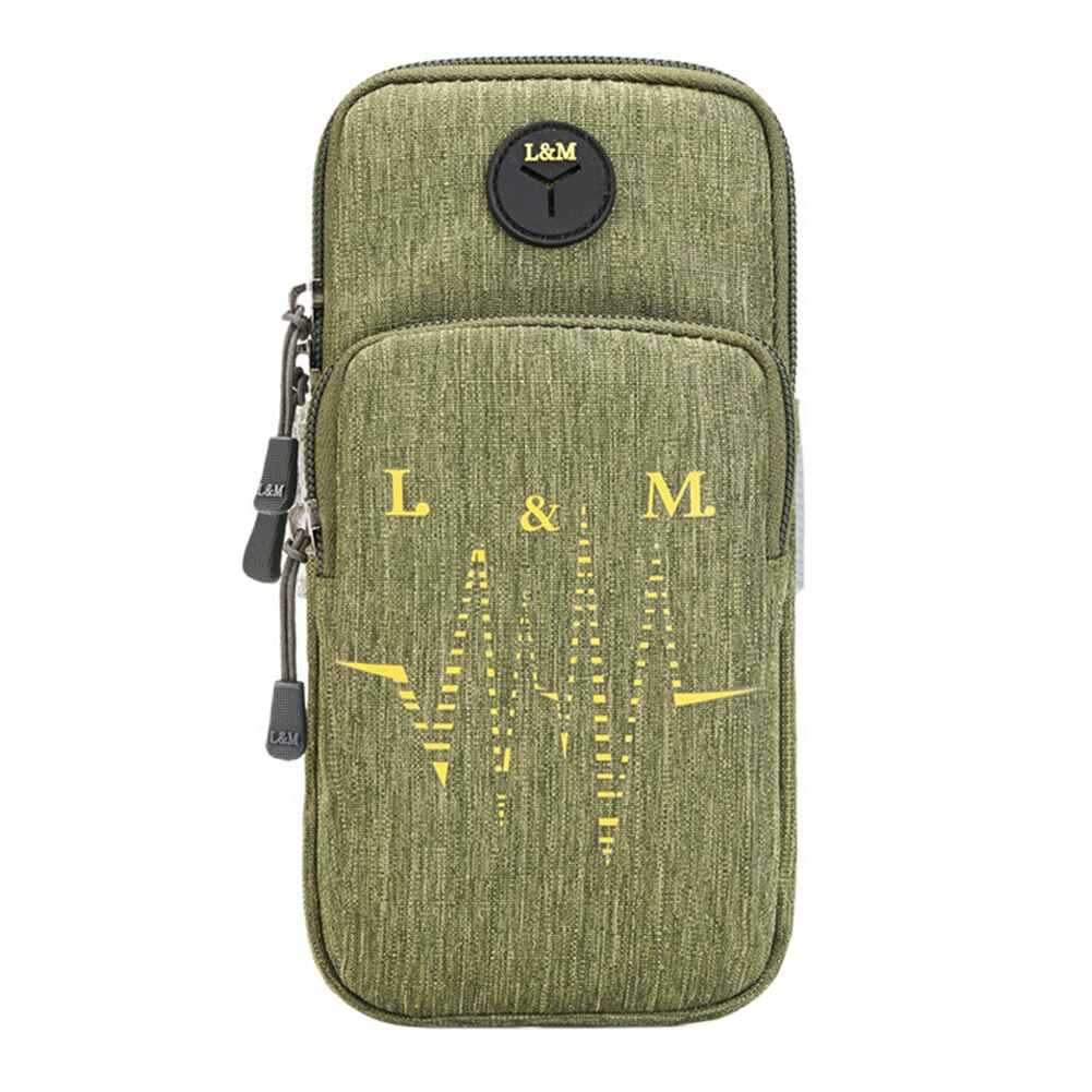 Armbelte utendørs sport løpeveske deksel vanntett sport mobiltelefonholder til samsung / iphone / huawei / htc / lg lommebok: Gul