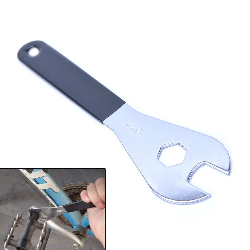 1pc Universal Torque Bike Wrench Ratchet Spanner For Bike Cycling MTK Bicycle Pedal Wrench Stainless Steel Repair Tool