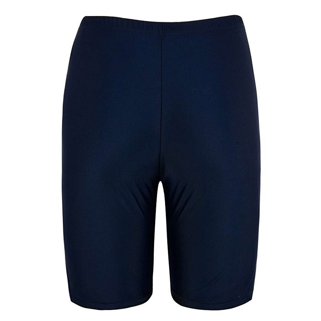 Vrouwen Sport Zonnebrandcrème Elastische Baden Bodem Skinny Capri Zwembroek Boomstammen Zwemmen broek # sw