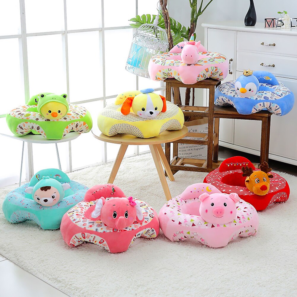 Cartoon Child Baby Seats Sofa Baby Learning to Sit Feeding Chair Cartoon Sofa Chair Kids Sit Chair Infant Sofa
