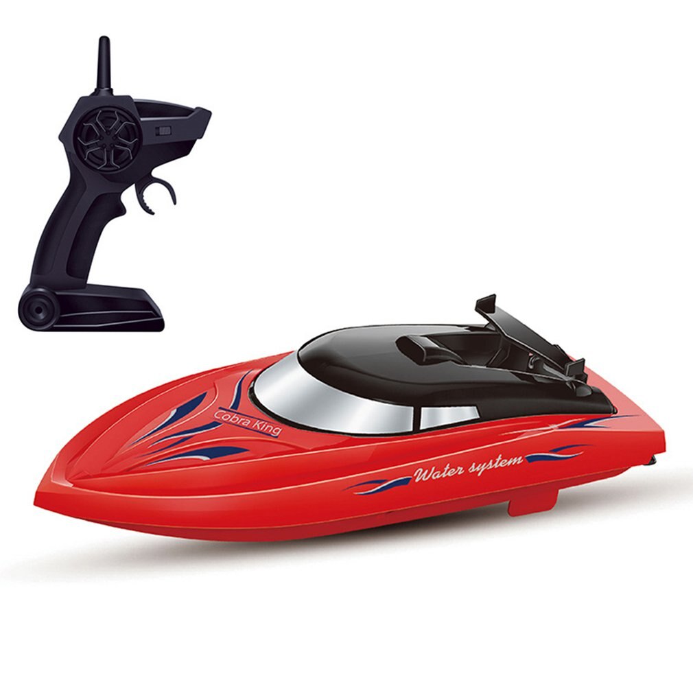 Bateau Télécommandé étanche Haute Vitesse – Pour Piscine, Lac, étang – Taille 25 Cm – Couleur Rouge/jaune – Jouet Enfant Et Adulte