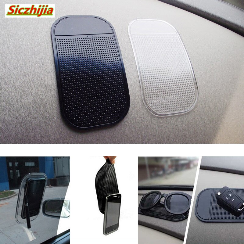 Auto mobiele telefoon accessoires MP3MP4 Pad GPS silicone anti-slip auto mat voor Porsche Cayenne Macan Macan S Panamera cayman