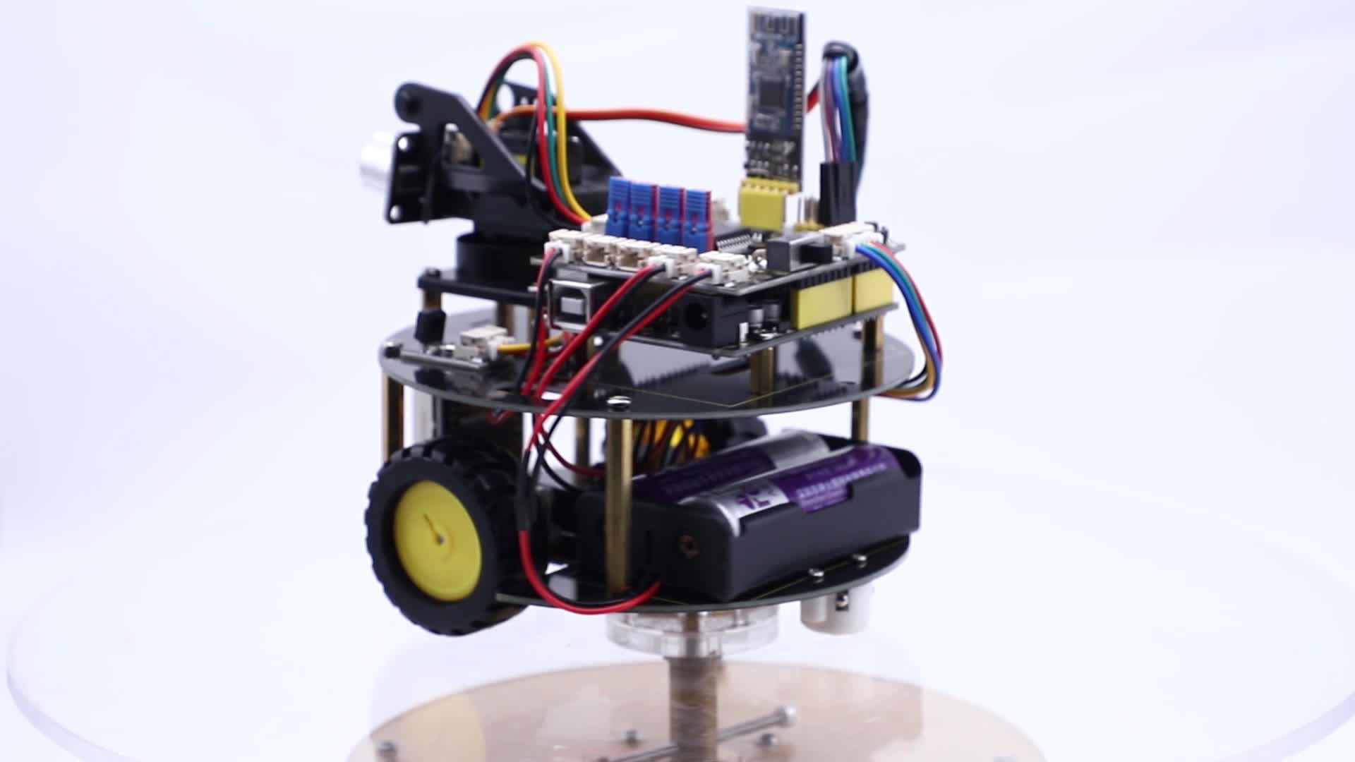 keyestudio Smart Little Turtle Robot V3.0 Bluetooth Smart Little Turtle Robot Car Kit for Arduino education programming robot