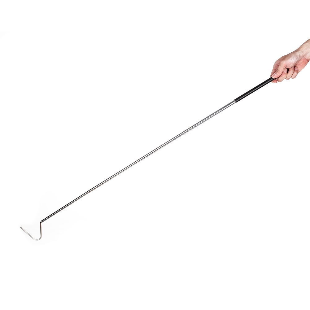 Trap Tong Catching Tools Tool Long Handle Tongs Hook Stainless Steel Adjustable Snake Hook for 1 Pcs Catch Snakes Reptile