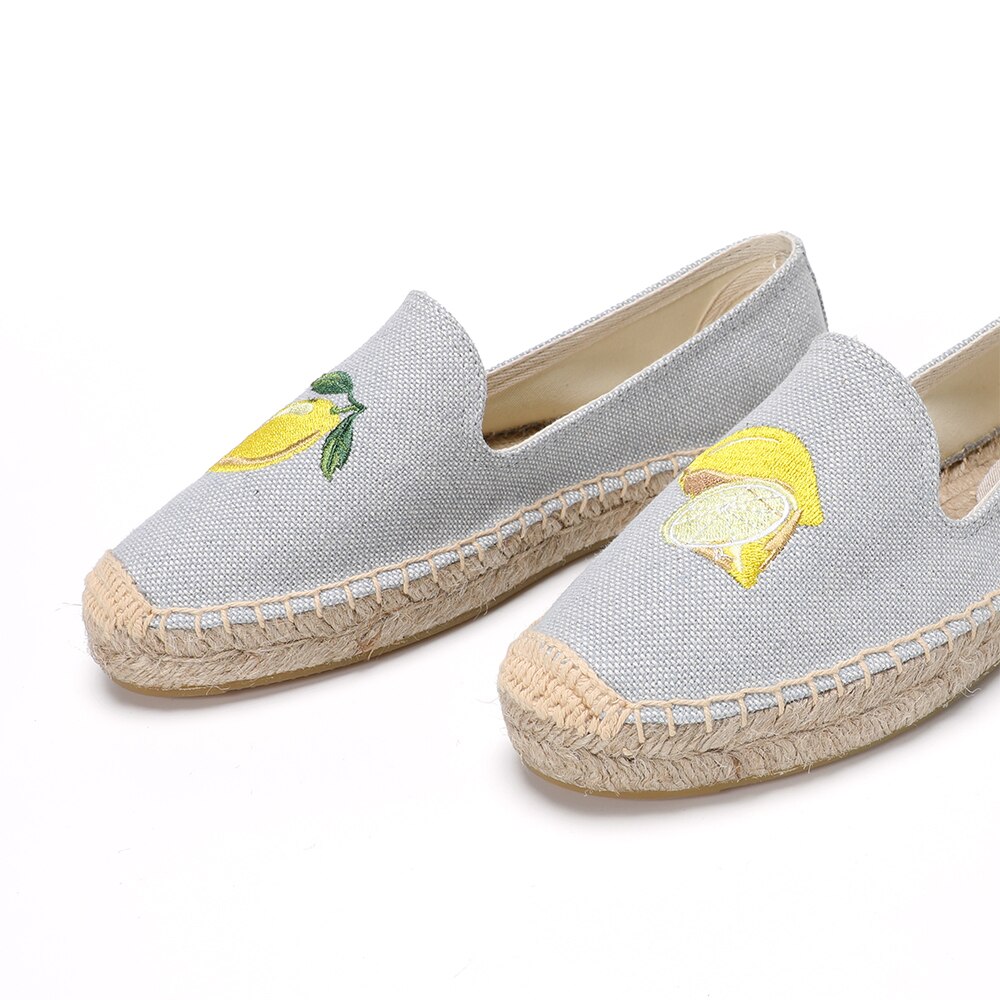 Zapatillas Mujer Casual Sapatos Tienda Soludos Schoenen Flats Maat Grey Sandalen Platform Espadrilles Voor Platte Gesloten Teen