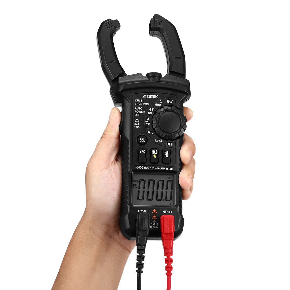 Mestek CM80/CM81 digital clamp meter pinza digital multimetre pince multimeter current clamp dc