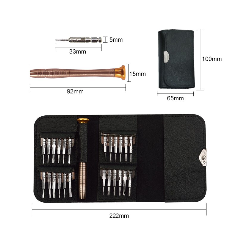 25 in 1 Precision Screwdriver Set Mobile Phone Repair Tools Kit for iPhone 5s 6s Plus 8 X for Nintendo Switch NS MacBook Tablet