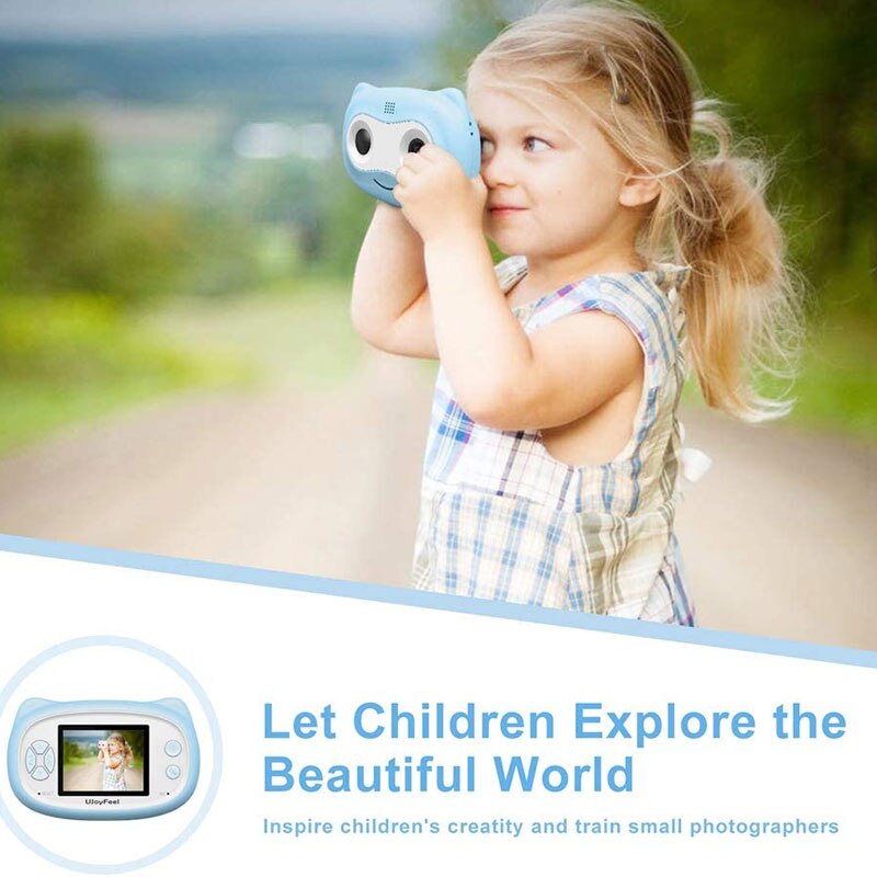 Kinder Kamera 8 MP Digital Kamera für Kinder 3-10 Jahre Alt, 1080P HD Stoßfest Wiederaufladbare Video Kamera für Mädchen Jungen Spielzeug