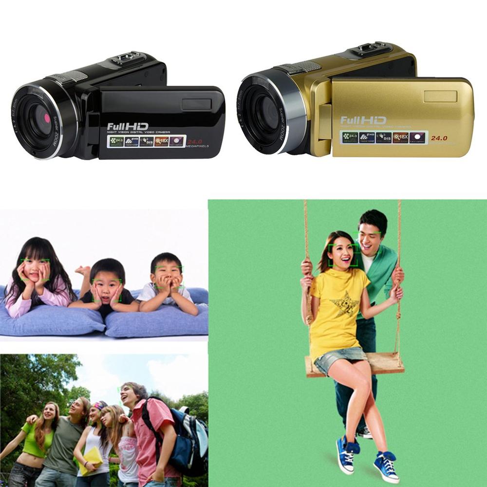 24MP 1080 Hd Digitale Camera Anti-Shake Camcorder Video Cmos Micro Camera Gezichtsherkenning Functie Dmiling Gezicht Foto