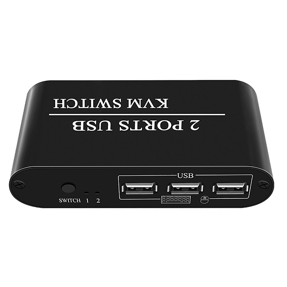 2 in 1 Switch KVM 4K HD Adapter Keyboard Mouse Splitter Switcher Multifunctional High Definition Mouse Splitter