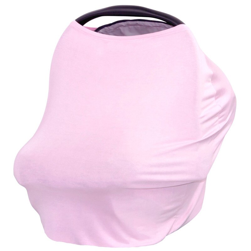 3 In 1 Multi Use Cover Lactation Nursing Cover Solid Color Baby Carseat Cover Newborn Breastfeeding Cape Shopping Pram Stroller