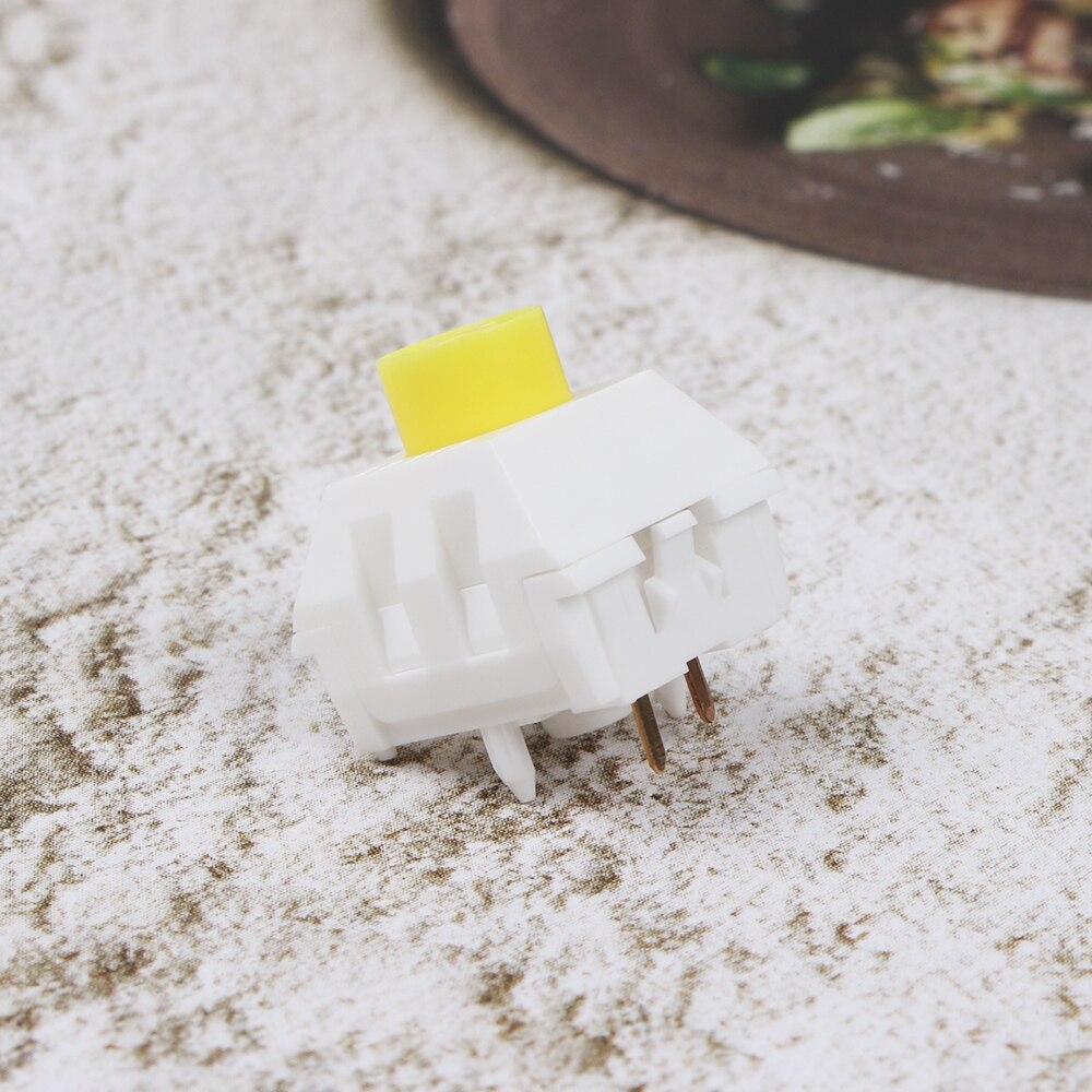 Kailh Fried Egg Mechanical keyboard Switch Silent Second Generation Version Waterproof Dustproof POM material Linear