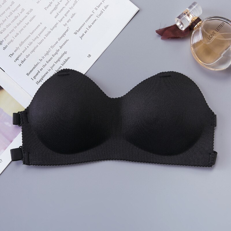 Strapless Chest Wrap Sexy Gathered Wild Back Anti-glare Invisible Ladies Tube Top Bras Wireless Bras for Women