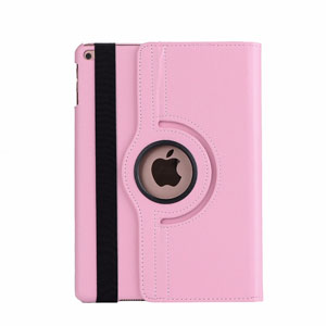 360 Graden Rotatie Case voor Apple iPad 234 Flip PU Leather Stand Smart Case Cover voor iPad 2 iPad 3 iPad 4 Tablet Gevallen: Pink