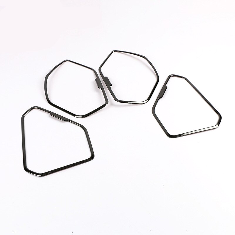 RAV 4 Accessories for Toyota RAV4 XA50 LHD Drawing Black Moulding Whole interior Stainless steel Decoration Trim: Door speaker cover