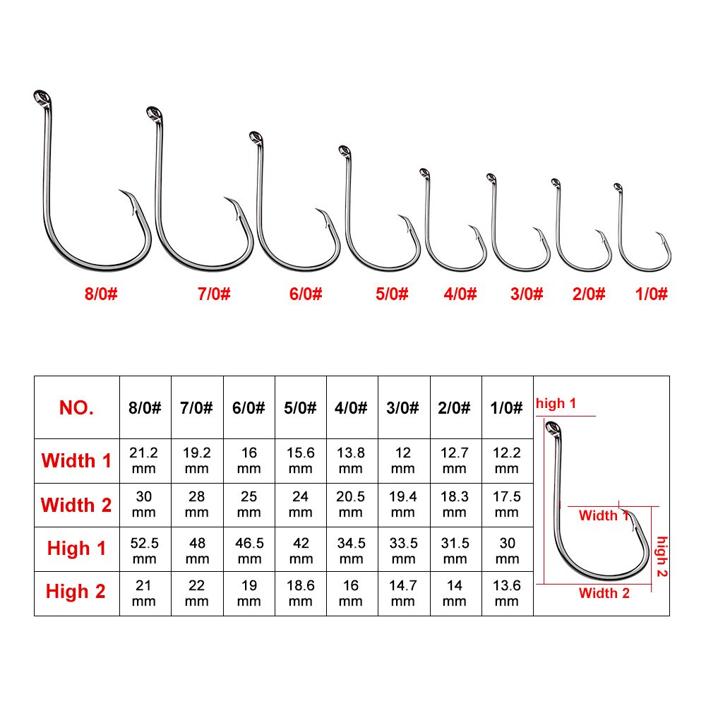 10 pz/lotto di Alta acciaio al carbonio polpo gancio con spinato ganci Affinare Cerchio pesca Singolo gancio Giappone per richiamo morbido Carpa pesce gatto