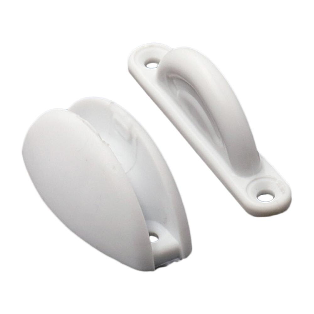 Door Retainer Catch Nylon RV Baggage Door Catch Holder for Caravan Motorhomes Boat Marine Camper White