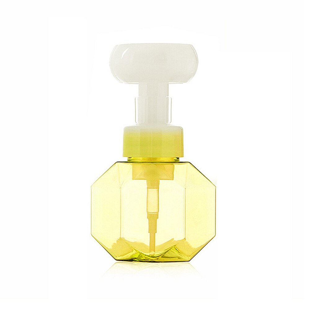 300ml Portable Soap Dispensers Soaps Bottol Shampoo Cosmetic Follower Pump Head Soap Empty Bottle Bathroom Products: yellow
