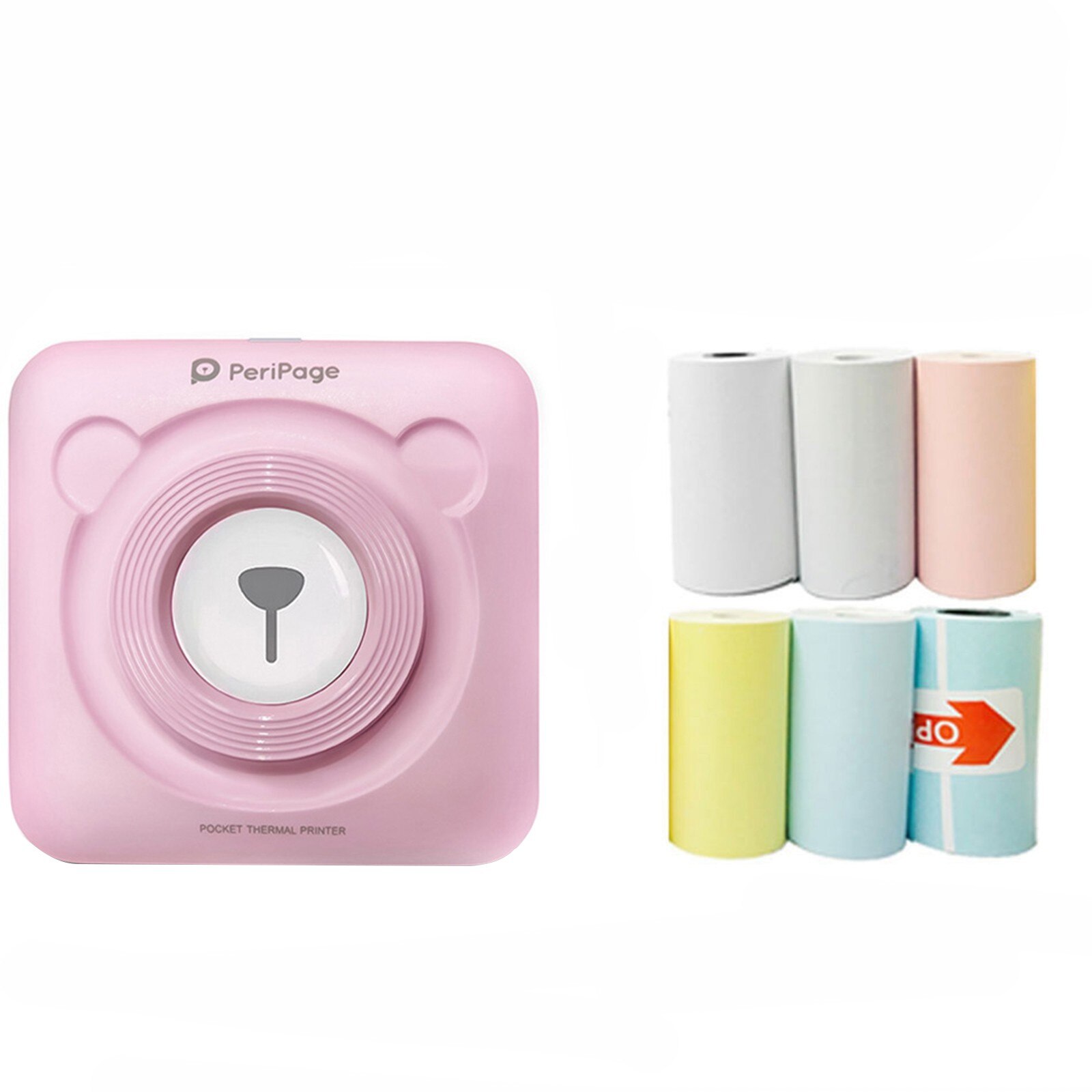 Mini imprimante thermique Portable Photo poche imprimante Photo 58 Mm impression sans fil Bluetooth imprimantes Offre Spéciale: PK