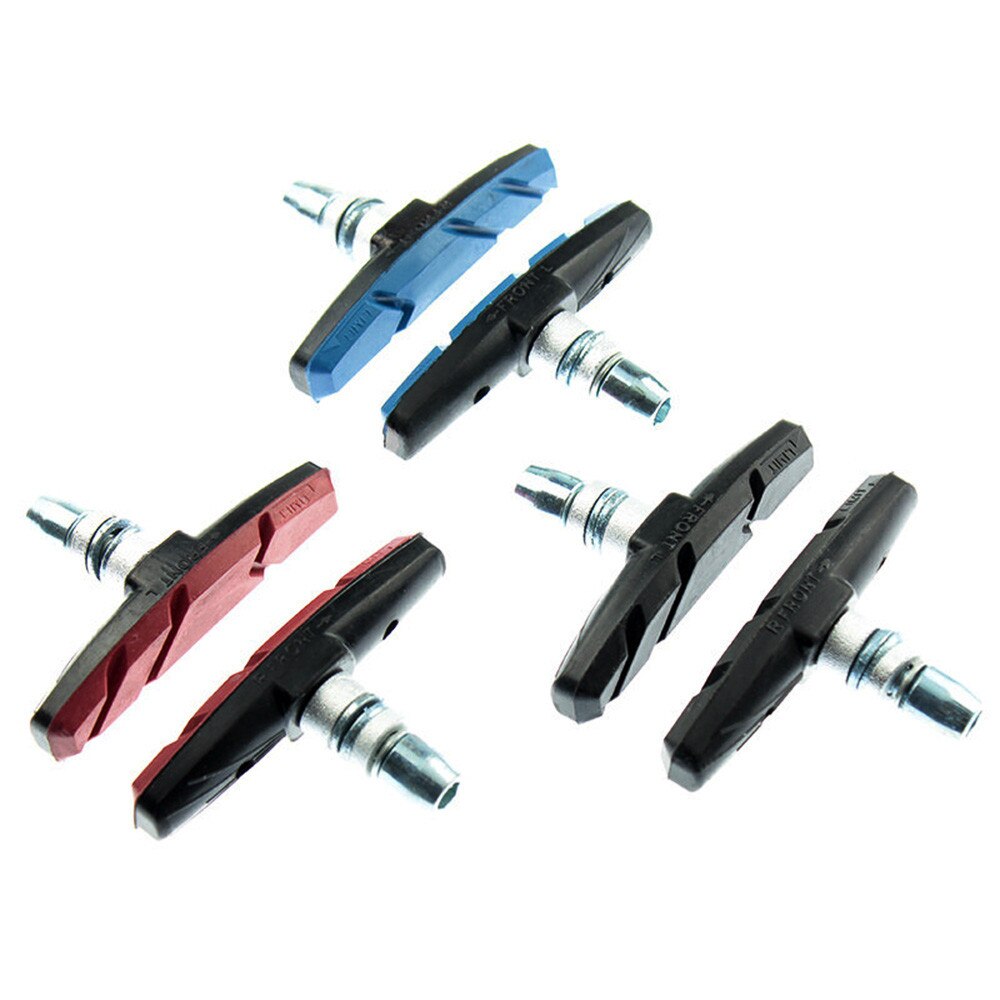 1Pair Of Cycling Silent Brakes Holder Block Clamp V-Brake Mechanical Linear Pull Brake Holder Pads Rubber Blocks#