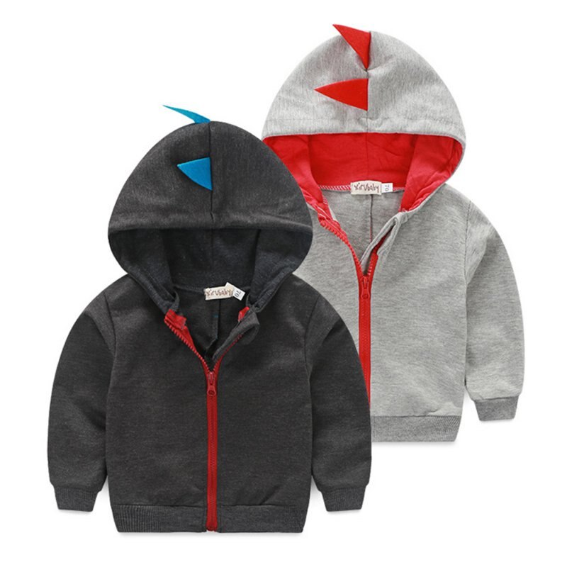 Warm Outerwear Winter Coat Boys Clothes Cartoon Children Baby Boy Long Sleeve Hoodie Jacket