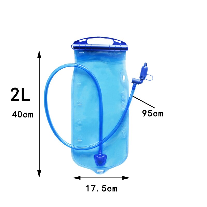 Anmeilu 8L Fiets Rugzak, Waterdichte Fiets Rugzak Voor Fietsen Camping, Hydratatie Rugzak Tas Voor Wandelen Klimmen: 2L Water Bag