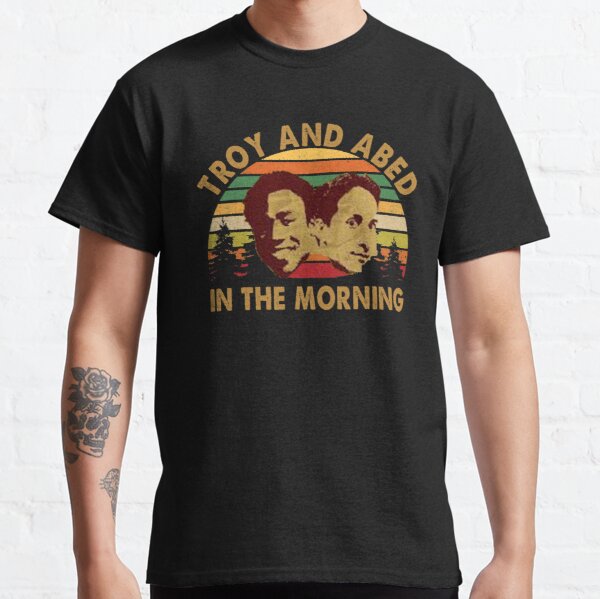 Troy and Abed In the Morning Tee Shirt Men's Summer T shirt 3D Printed Tshirts Short Sleeve Tshirt Men/women T-shirt: S