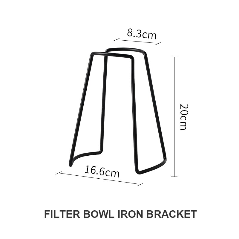 V60 espresso kaffefilter genanvendeligt keramik kaffedrypper tragt dryp kaffemaskine med holder kaffegrej kaffetilbehør: En hylde