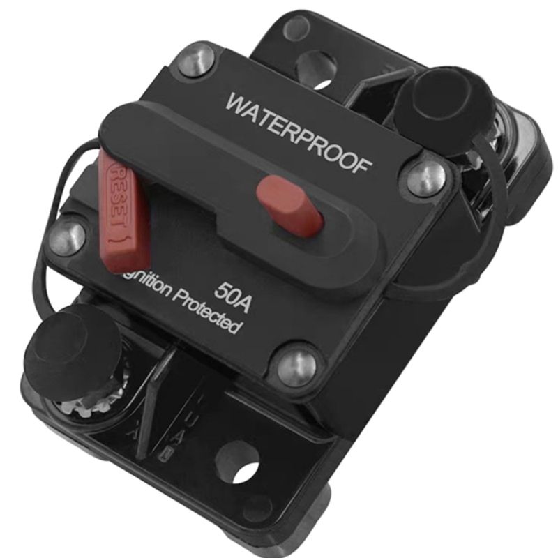 30A 40A 50A 60A 70A 80A 100A 120A 150A 200A 250A 300A amperios interruptor de circuito, fusible de reinicio 12-48V DC, coche Barco, Auto impermeable,