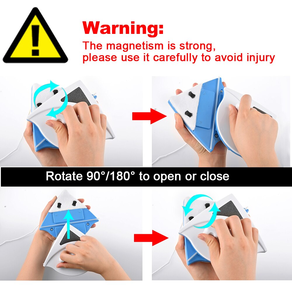 Lavavetri magnetico a doppio lato, lavavetri, lavavetri, lavavetri, lavavetri, lavavetri