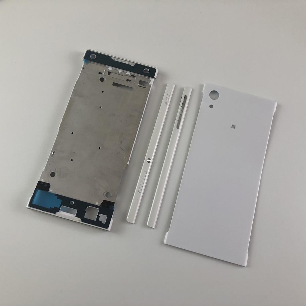 Voor Sony Xperia XA1 G3125 G3121 G2123 G3116 Behuizing Midden Frame Links/Rechts Rail Streep en Zijknoppen + batterij Back Cover