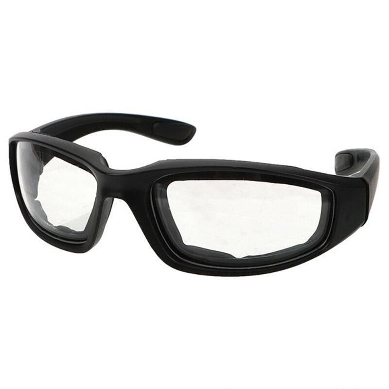 Gafas de protección UV para Motocross, lentes de visión nocturna para coche, gafas protectoras para conductores, antideslumbrantes, para ciclismo y motocicleta: Transparente