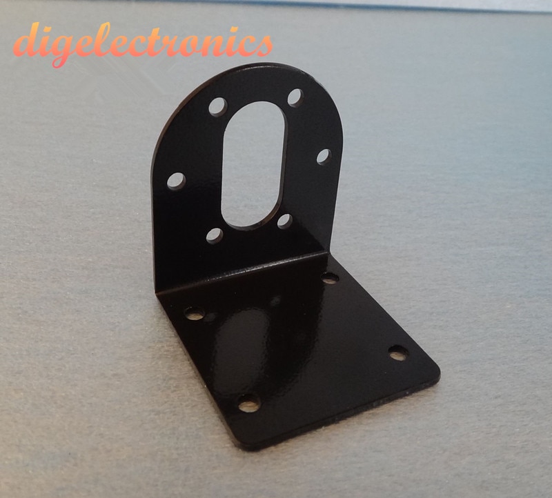 37mm DC Geared Motor Mount Steel Metal Bracket With Screw L Shaped Mounting Metal base Holder for DIY Robot Geared Motor Bracket