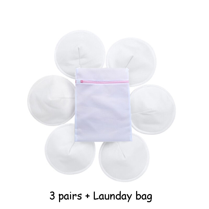 Gratis Shippingbreastfeeding Tepel Pad Voor Moederschap Herbruikbare Covers Voeden Verpleging Sorganic Wasbare Wholesalefree Levering: set 3