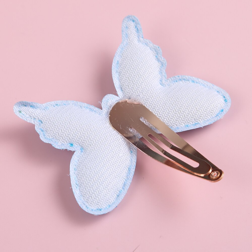1 Stuk Pailletten Cartoon Vlinder Haar Clips Voor Meisjes Boutique Haarspelden Meisje Haarspeldjes Kids Haarspelden Baby Haar Accessoires