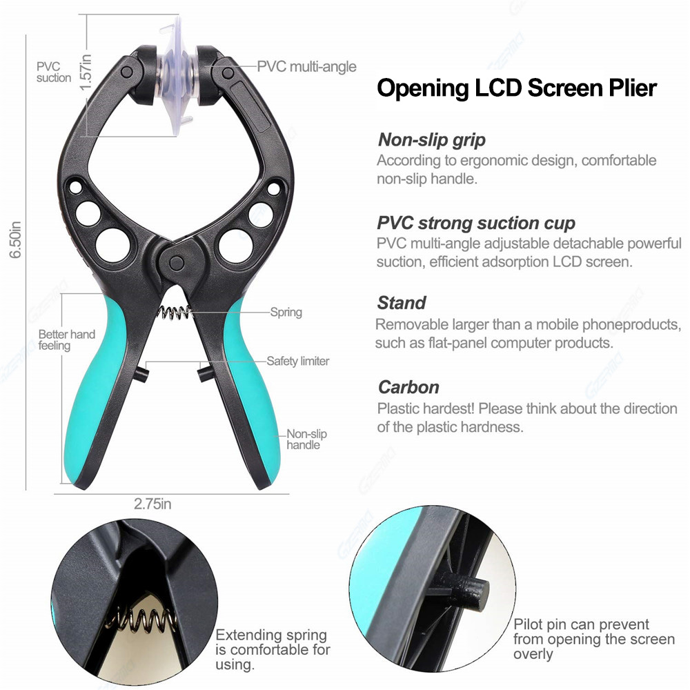 Gzerma 13 In 1 Mobiele Telefoon Zuignap Tangen Lcd-scherm Opening Gereedschap Voor Iphone Laptop Tablet Telefoon Reparatie Tools nieuwsgierige Gereedschap