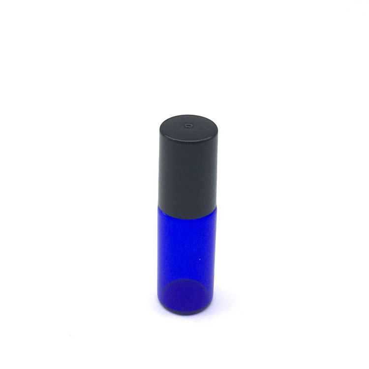 Echantillon de parfum vide 1ml 2ml 3ml 5ml 10ml bouteille en verre roulé bouteille à rouler bleu huile essentielle 1 pièce: 5ml