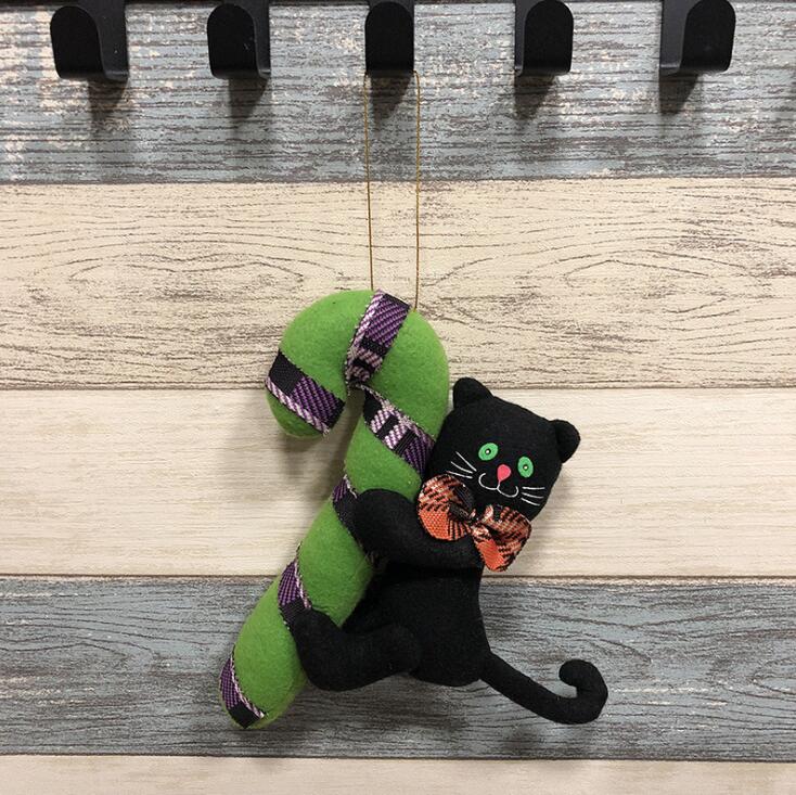 15*19cm 3 stil halloween ornamenter dekorasjon søt morsom dørhenger dukke plysj leketøy  yh1354