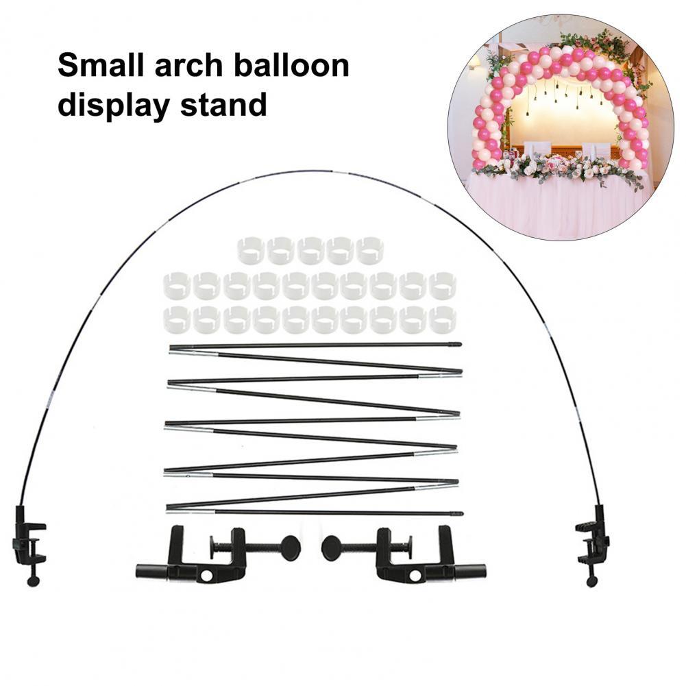 1 Set Table Balloon Arch Decorative Easy to Assemble Adjustable Wedding Small Desktop Balloon Arch Kit for Home