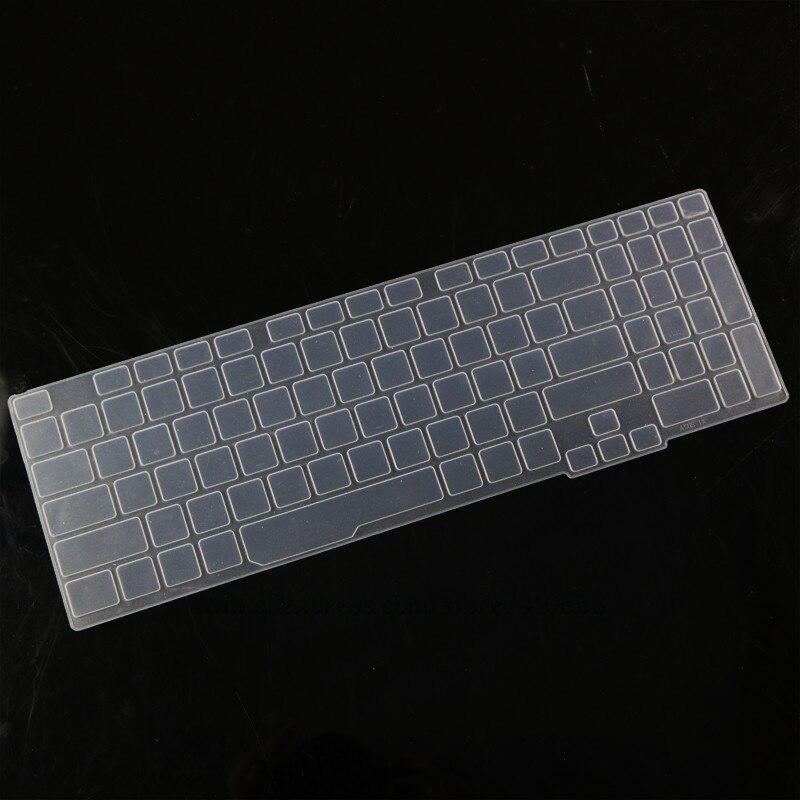 For ASUS TUF Gaming A15 FA506 FA506iu FA506iv Fa506ii / Asus TUF A17 FA706 Fa706ii FA706iu PLUS Laptop Silicone Keyboard Cover: Clear