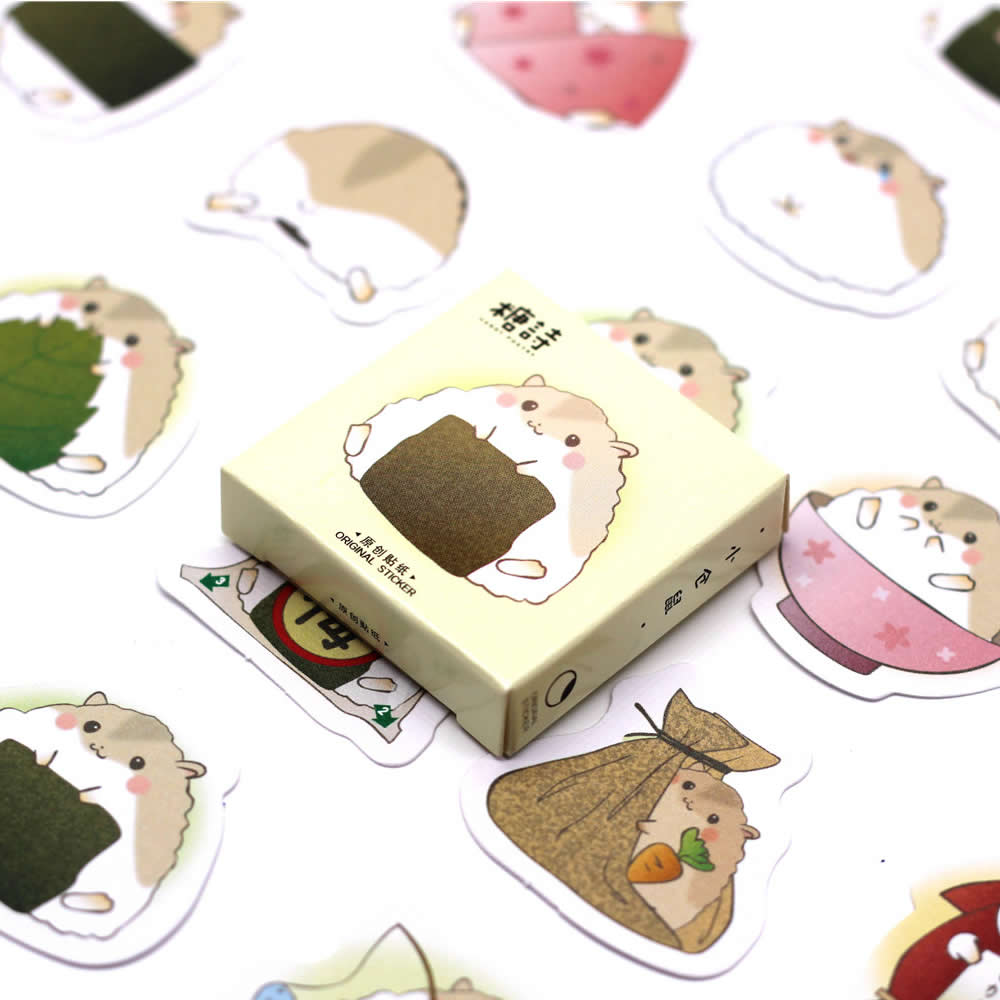 40 PCS Animal Family Friends Sticker Animal Decals Stickers for Children to Laptop Suitcase Guitar Fridge Bicycle Car