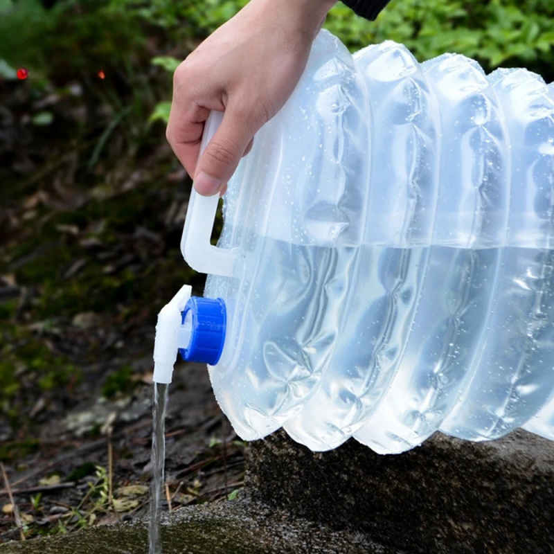 5L-15L Collapsible foldable bottle Container Water Storage Bottle Bucket Pail Water Bag water&juice dispenser Camping Outdoor