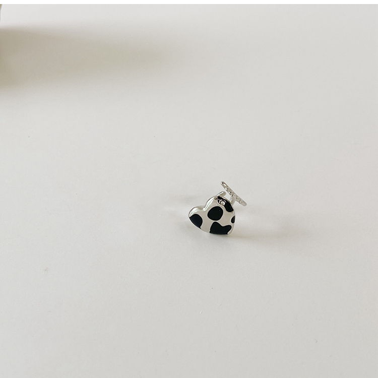 2022 neue Koreanische Silber Farbe Liebe Herz Clip auf Ohrringe für Frauen Einfache Kein durchbohren Ohr Manschette Hochzeit Ästhetischen Schmuck 1 PC: C