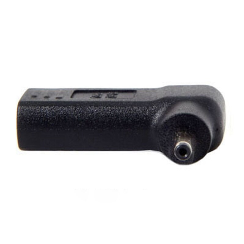 Usb 3.1 tipo c usb-c para retângulo dc plug pd adaptador 90 graus angular: 3 1.1mm