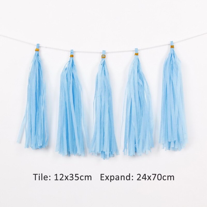 1 conjunto multi purpose estilo europeu festa de aniversário suprimentos chá de fraldas tecido diy borla guirlanda decoração do casamento crepe papel