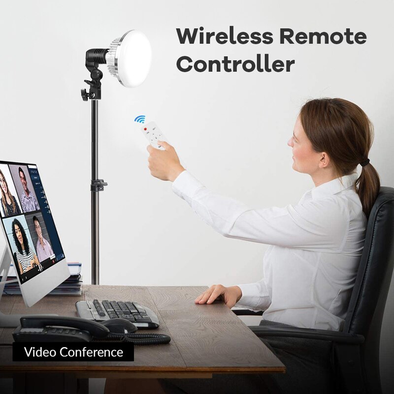 155W Fotografische Beleuchtung LED-lampen E27 Basis Lampe Mit Fernbedienung Dimmbare Tageslicht Birne Für Foto Studio Softbox Ausrügestochen