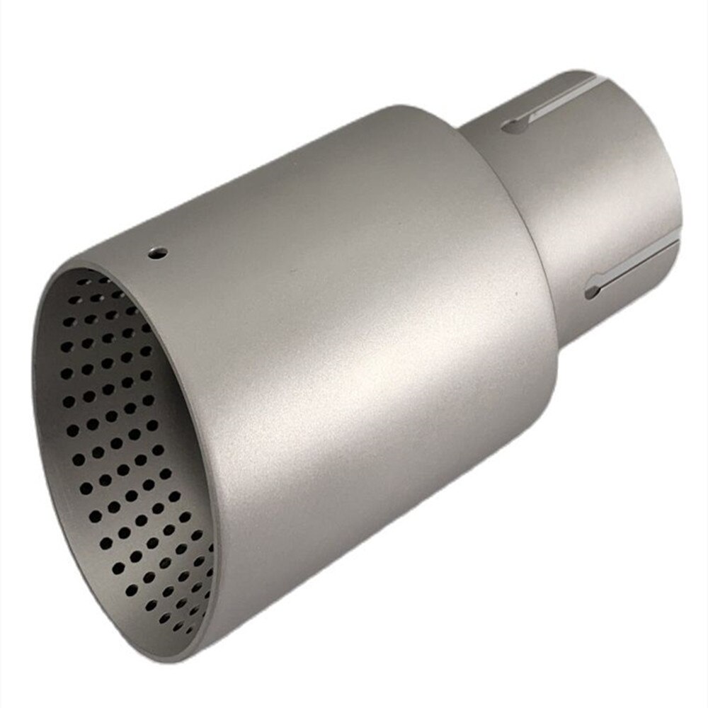 1 Pcs Matte Rvs Auto Uitlaat Tip Uitlaat Tip Systeem Pijp Universele Uitlaat Tip 57Mm 60Mm 63mm Gti MK7 Golf7 Nozzle