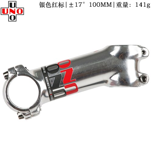 UNO Sliver Bike Stem Ultralight 7 17 35 Degree MTB Road Stem for Fork 28.6 31.8mm 60/70/80/90/100/110/120/130mm Mountain Bicycle