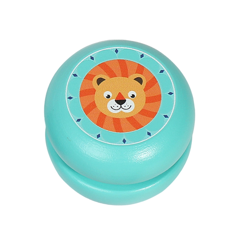 DurableToy – jouet Yo-Yo en bois pour enfants, jolie boule de Train, de flexibilité pour garçons et filles: B