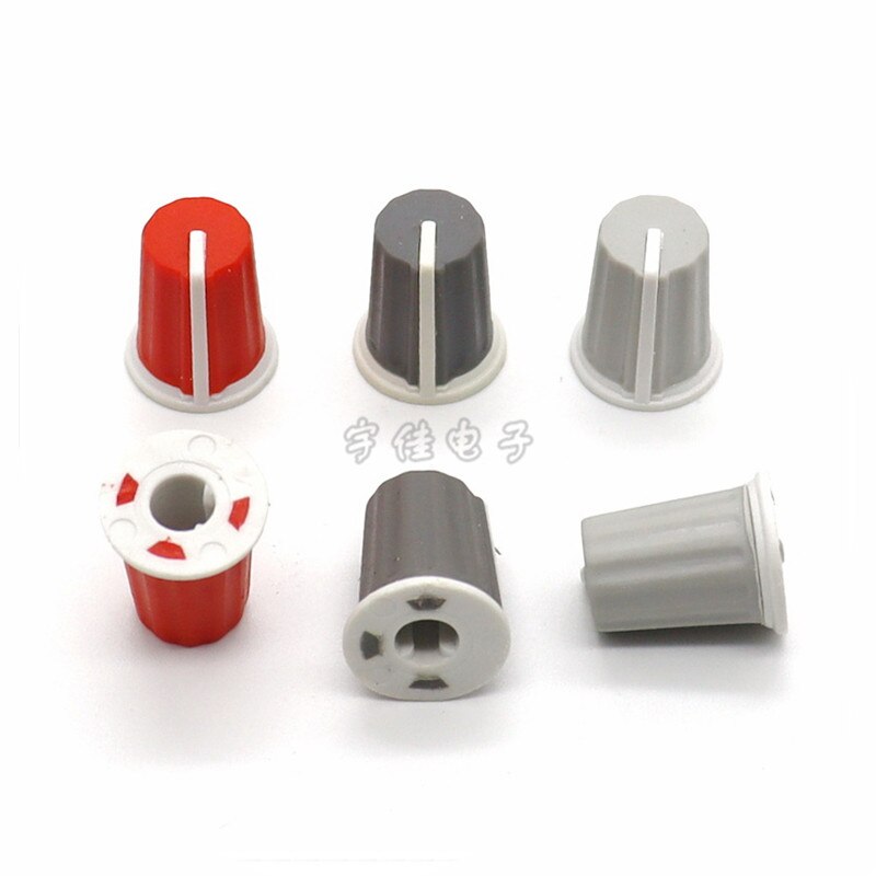 QUARKZMAN Potentiometer-Knöpfe – 16 Mm Drehregler, 40 Stück In 5 Farben | Für Audio, PC & Elektronik